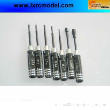 7-piece Tool Set Black and Blue
